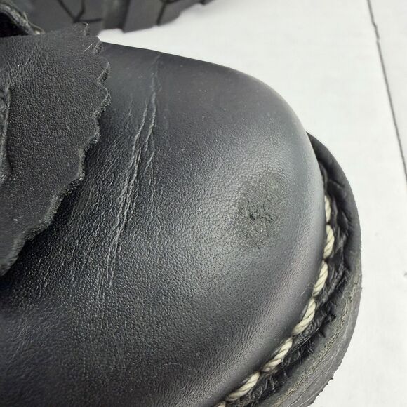 Danner Quarry Mens 7 Soft Toe Waterproof 17309 Black Leather Lace Up USA Made